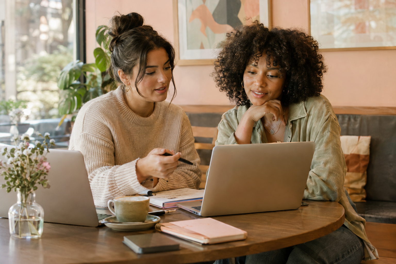 Client collaboration over coffee